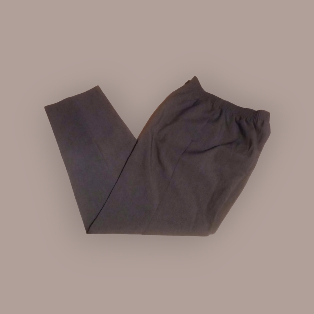 Womens size 12 gray pull on slacks